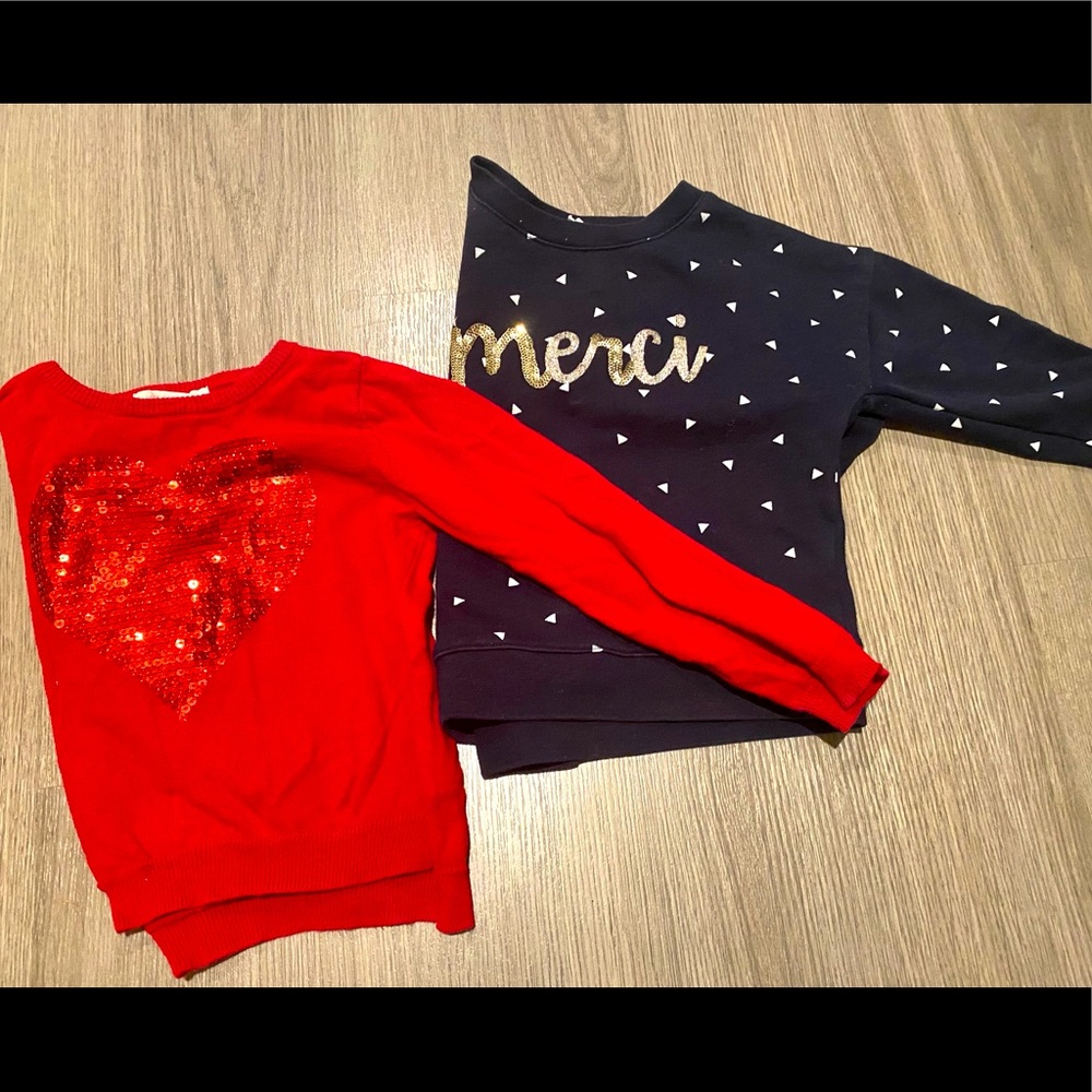 Sweater with flippy sequins toddler size 3